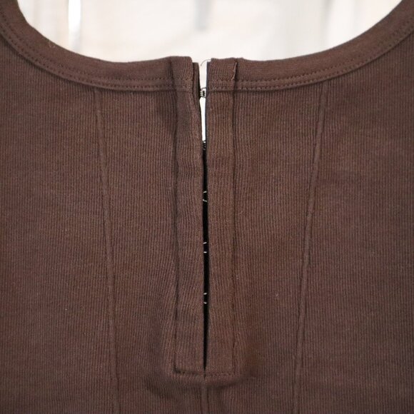 Free People Chocolate Tank NWOT M/L - Picture 2 of 7